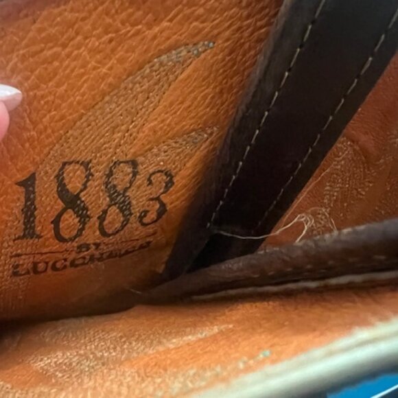 Lucchese 1883 Boots in Tan/Light Green/Brown/Teal, Size 7.5 B - Picture 11 of 12